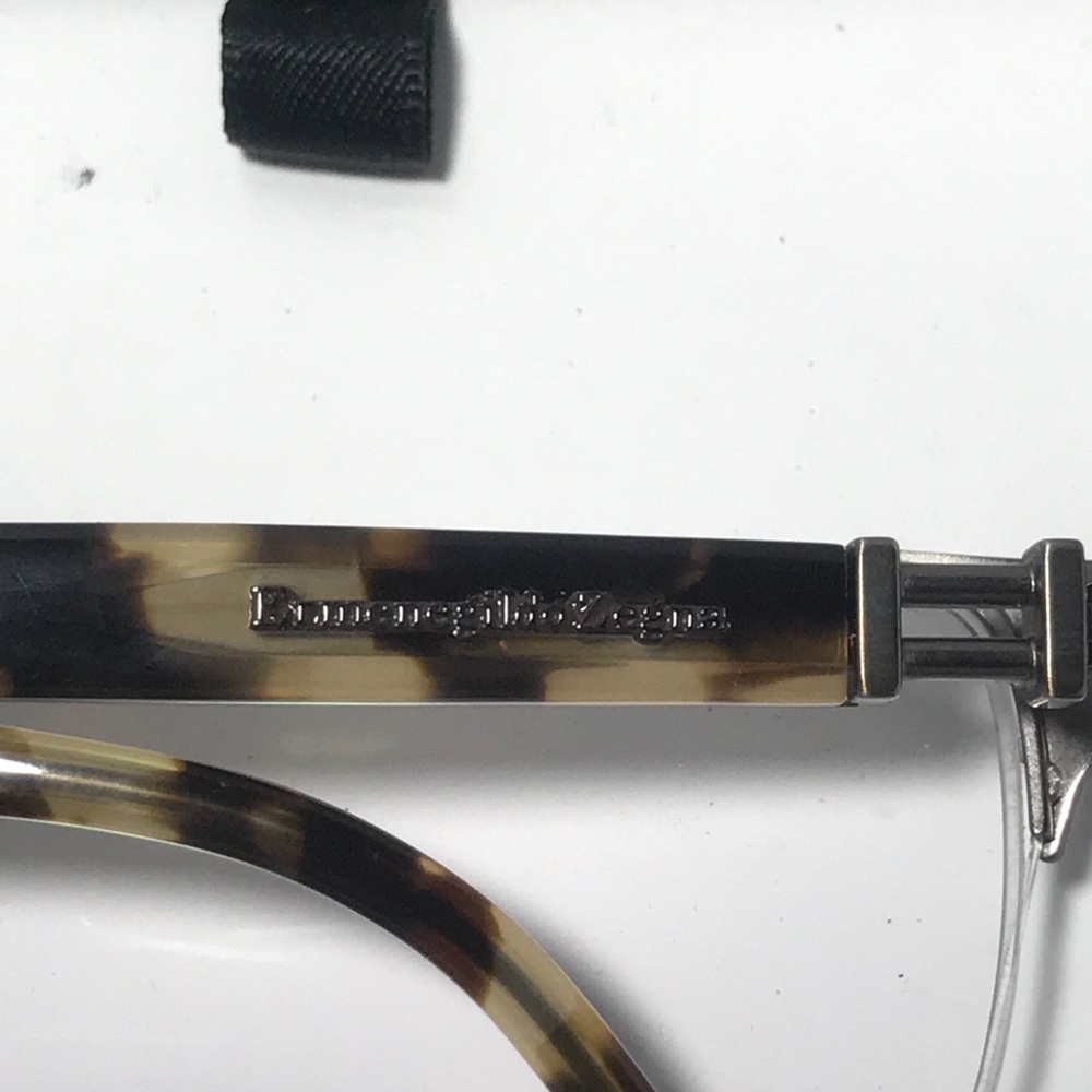Ermenegildo Zegna Tortiseshell print glasses